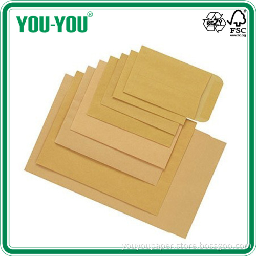Wallet Gummed Envelope, 80GSM Manila Kraft Envelope